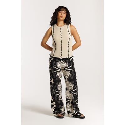 Shiwi Harley Spencer Beige Sand Größe: XS | Ausgestellte Hosen Outlet | Damen | Braun