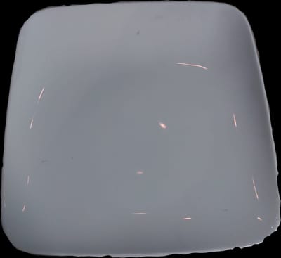 Intermezzo bord vierkant 24*24 cm met aan 1 kant één hogere rand