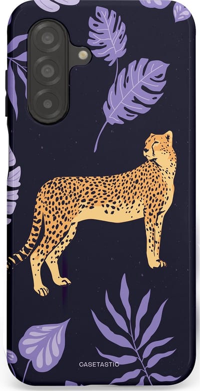 Casetastic Hoesje Geschikt voor Samsung A26 - Stijlvolle Beschermende Duo-layer Case - Cheetah snelheid
