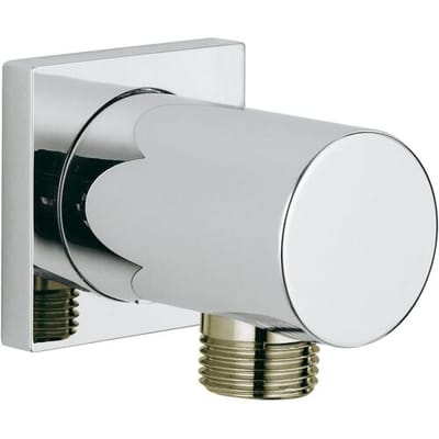 GROHE Rainshower Wandaansluitbocht - vierkante rozet - chroom