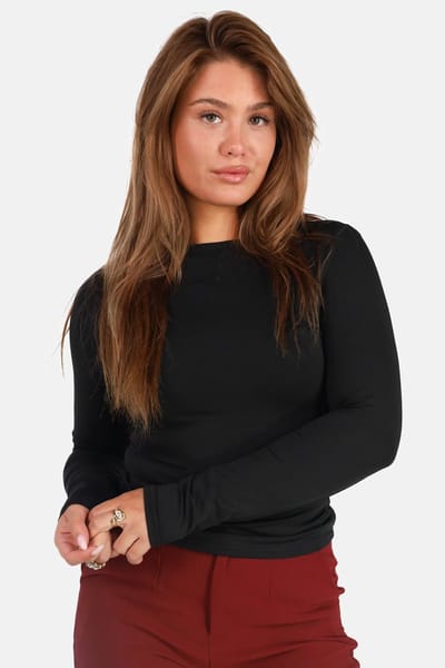 Getdrezzed Top - Maat: S - Basic travel top zwart
