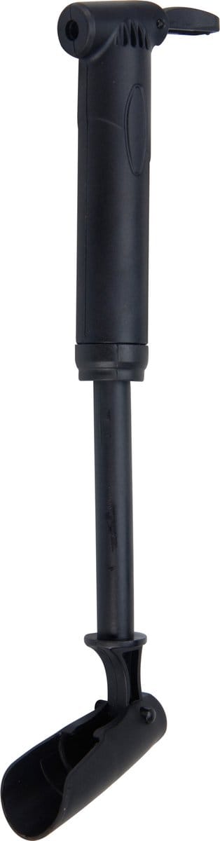 Game on Sport Compacte Fietspomp - Handpomp - zwart - 20 cm - met houder - makkelijk te bevestigen - voor onderweg