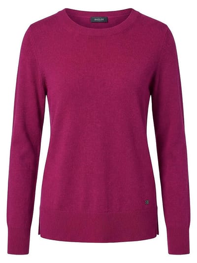 trui ronde hals Van BASLER pink