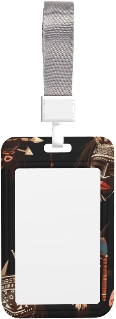 ID Kaarthouder - Naamplaatje Houder - Werk Identificatie - Slank Schuifdeksel - 11 x 7 cm - Wit
