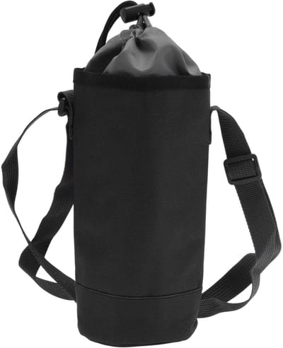 Dailygoods- Waterflessentas Drielaagse Constructie - Schokbestendig - Spatwaterdicht - Verstelbare Schouderriem - Duurzaam 600D Oxford - 25 x 9 cm - Fleshouder