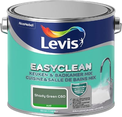 Levis - Easyclean Keuken & Badkamer Mix - Shady Green C60 - Mengverf - 2,5 L