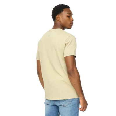 Duck and Cover Heren Trimlines Zware T-Shirt (Licht Salie)