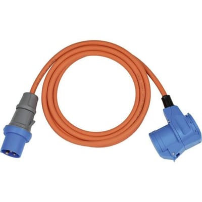Brennenstuhl CEE verlengsnoer IP44 voor Camping/Maritime 3m oranje H07RN-F 3G2,5 CEE-stekker, haakse koppeling 23 - 1167650503