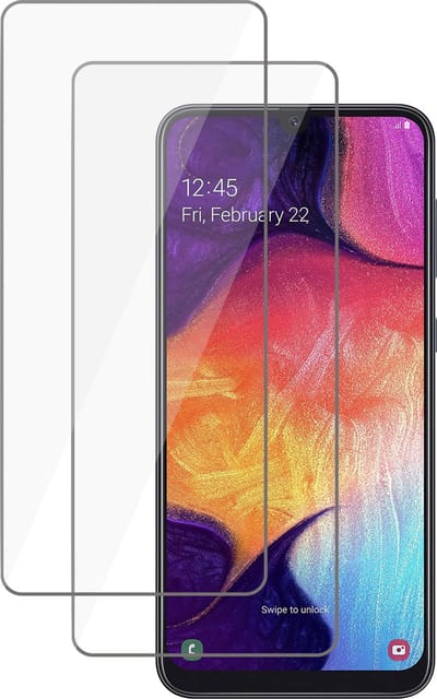 Screenprotector geschikt voor Samsung Galaxy A50 / A30s - Tempered Glass Screen Protector - 2 Stuks