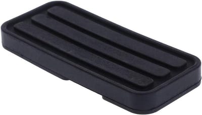 Pedaalrubber Vervanging - Gas Rem - Veilig Rijden - Hoge Slijtvastheid - 10.1 x 4.5 cm - Zwart