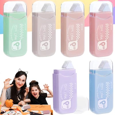 Set van 6 Zelfklevende Lijmrollers voor Foto's, Scrapbooking, DIY Knutselen en Enveloppen