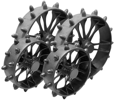 Hedgehog 4-Pack Winterwielen Voor Clicgear 8.0 Golftrolley