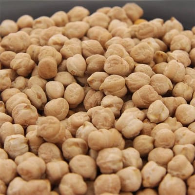 Gedroogde Kikkererwten 2 x 3 kg Bulkverpakking – Premium Gedroogde Peulvruchten voor Hummus & Falafel | Vegan, Natuurlijke Eiwitbron met Nootachtige Smaak | Ideaal voor Oriëntaalse & Mediterrane Gerechten met Kajal Sticker