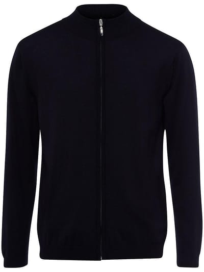 Vest opstaande kraag Van Louis Sayn blauw