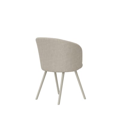 Vitra Mikado fauteuil aluminium frame - Savana parelmoer melange