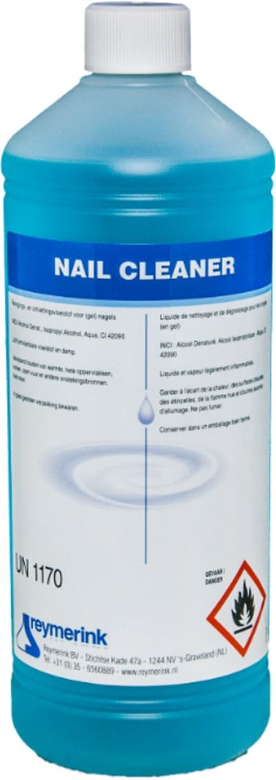 Reymerink - Nail scrub - Nail Cleaner 1000ml | Desinfectie voor PMU, Tattoo, Beauty, Styliste, Kapper Studio & Laser Salon Huisarts Tandarts Praktijk | Laserkliniek | Desinfectiemiddel | Desinfectiespray | Pure Alcohol | Tatoeage Praktijk Schoonmaak