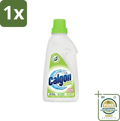1 x Calgon - Wasmachinereiniger - Gel - 750ml - 15 Wasbeurten- Wasmachine Reinigen - Kalkaanslag Voorkomen - Wasmachine Schoon Houden - Wasmachine Beschermen - Wasmachine Efficiëntie