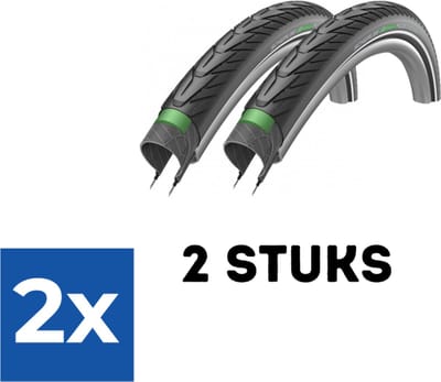 Fietsband - Buitenband - Set van 2 - Energizer Plus 28 x 1.75 (47-622) draad - Voordeelverpakking 2 stuks