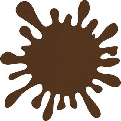 Splash vilt onderzetters - Donkerbruin - 6 stuks - ø 10,5 cm - Tafeldecoratie - Glas onderzetter - Cadeau - Woondecoratie - Woonkamer - Vlek - Tafelbescherming - Onderzetters Voor Glazen - Keukenbenodigdheden - Woonaccessoires - Tafelaccessoires
