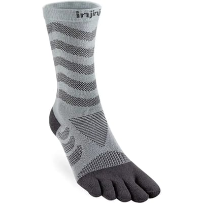 INJINJI | Womens Ultra Run Crew Slate (Maat - XS-S) | Teensokken