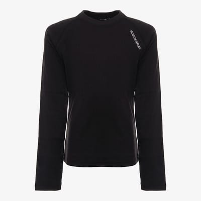 Mountain Peak kinder thermo shirt met lange mouwen - Zwart - Maat 116