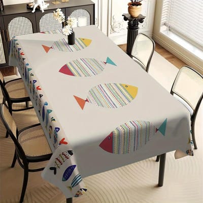 Fabriquée en polyester de première qualité, cette nappe présente un tissage jacquard fin, des broderies florales et des découpes ajourées.. Il est résistant à la chaleur et à la poussière. 100x145cm