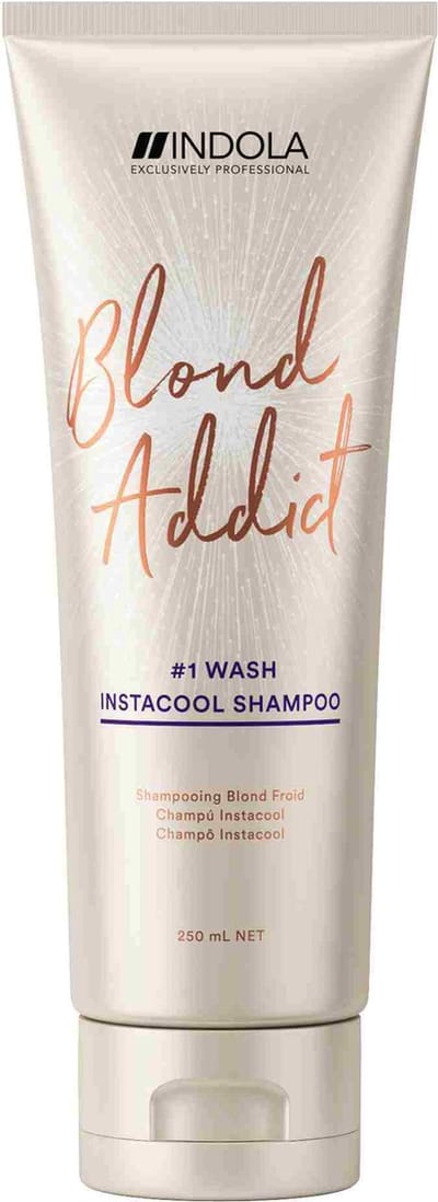 Indola BE Care InstaCool SHP 250ml - Zilvershampoo vrouwen - Voor Geblondeerd haar/Gekleurd haar