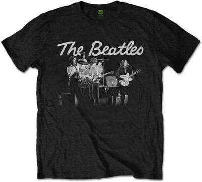 The Beatles - 1968 Live Photo Heren T-shirt - M - Zwart