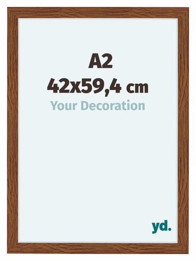 Your Decoration - Fotolijst A2 42x59,4 cm - MDF - Eiken Rustiek - Como