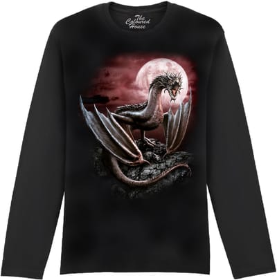 Draak Darius Dragon The Coloured House Longsleeve T-shirt XXL