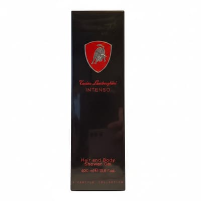 Tonino Lamborghini Intenso Hair & Body Shower Gel 400 ml – Krachtige Heren Douchegel
