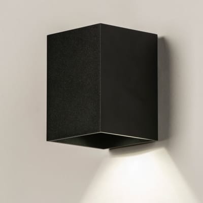 Lumidora Wandlamp 74951 - Voor buiten - DANNY OUT - GU10 - Zwart - Metaal - Buitenlamp - Badkamerlamp - IP65