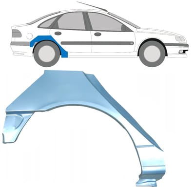 Reparatiepaneel achterspatbord voor Renault Laguna I 1994-2001 / Rechts