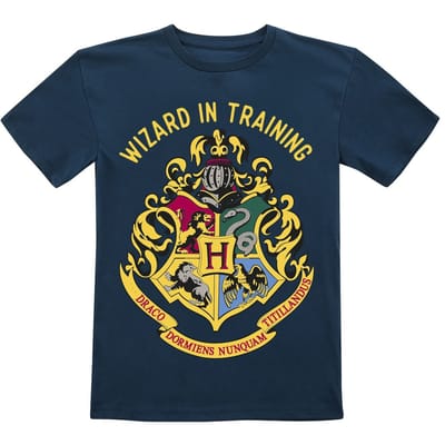 Harry Potter T-shirt voor kinderen - Kids - Wizard In Training - voor Kinderen - donkerblauw