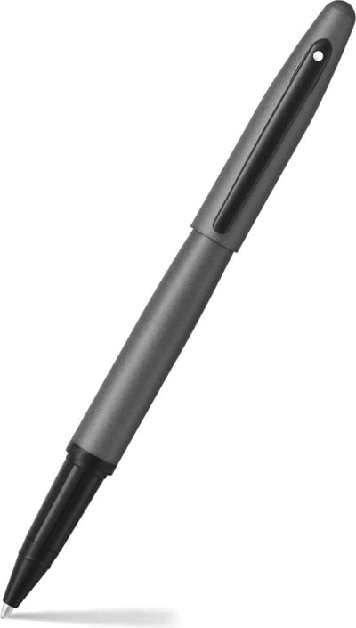 Sheaffer rollerball - VFM - mat grijs met zwart - penpunt M - schrijfkleur zwart