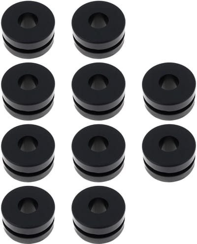 Dailygoods - Cosensi - Dailygoods - Rubber Grommet voor Motorfiets Kabelbedrading 10 Stuks