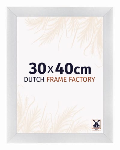 Fotolijst 30x40 cm - MDF - Zilver Mat - Praag
