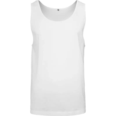 Build your Brand Jersey Big Tank BY003 - White - L