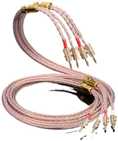 Luidsprekerkabel Koper - OCC Draad - Muziek Streamen - Puur OCC Materiaal - 05 Meter - Zwart