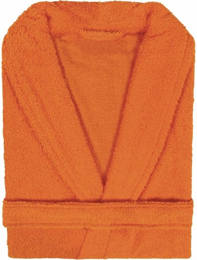 Badjas Badstof Uni Pure Royal met Shawlkraag Terra Butano col 2392 Maat S