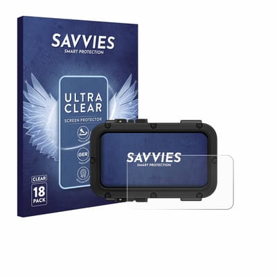 Savvies - Screenprotector voor Suunto Nautic - Folie Beschermfolie transparant 18 Stuks