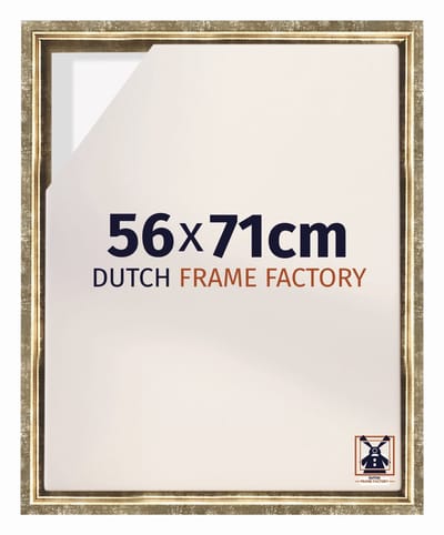 Baklijst 56x71 cm - Goud Antiek - Geschikt voor Canvasdoek - MDF Baklijst Lausanne