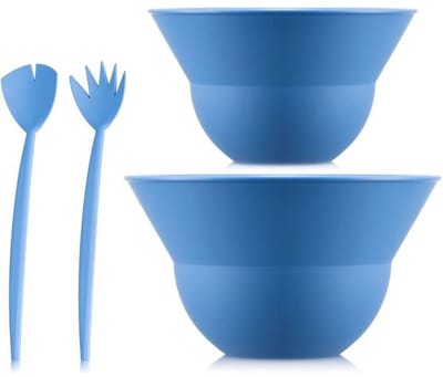 Set van 2 kommen 3 L en 4,9 L met saladebestek - BODUM - Topee - Matisse