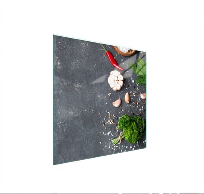 TMK ArtDeko - Kookplaat achterwand - 50x52 cm - Gehard Glas - Veilig en Hygiënisch