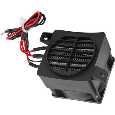 220V 300W PTC-verwarmer met ventilator Elektrische keramische thermostatische PTC-luchtverwarmer Verwarming black