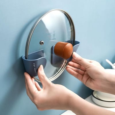 Keukenkast Organiser Pannendekselhouder - Dekselhouder - Bordenhouder - Keuken Accessoires - ABS - Zwart