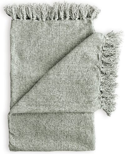 Zohome Plaid Ciniglia - Warme deken voor op de bank - Zacht - 140x200 - Groen