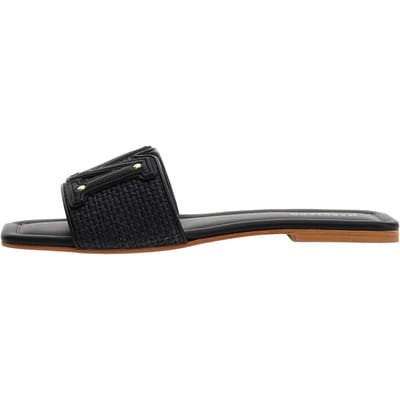GUESS Marciano By Ramada Rafia Slide Jet Black Größe: 36 | Sandalen Outlet | Damen | Schwarz