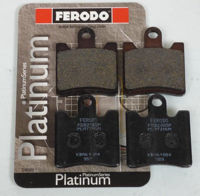 Plaquette de frein Ferodo pour Scooter Suzuki 400 Burgman 1999 à 2002 AU111 / AV Neuf