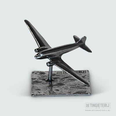 Tinnen miniatuur vliegtuig ''Dakota' '- Modelvliegtuig - Luchtvaart souvenir - Cadeau idee piloot